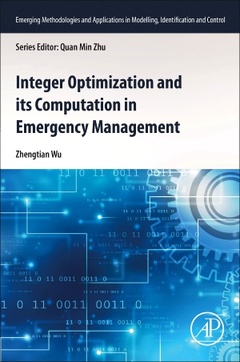 Couverture de l’ouvrage Integer Optimization and its Computation in Emergency Management