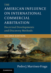 Couverture de l’ouvrage The American Influence on International Commercial Arbitration