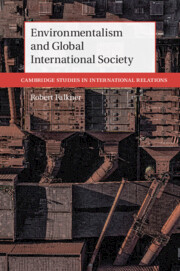 Cover of the book Environmentalism and Global International Society