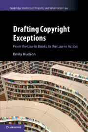 Cover of the book Drafting Copyright Exceptions