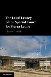 Couverture de l’ouvrage The Legal Legacy of the Special Court for Sierra Leone