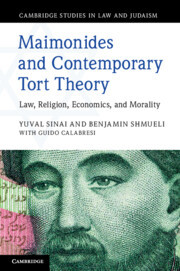 Couverture de l’ouvrage Maimonides and Contemporary Tort Theory