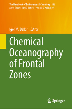 Couverture de l’ouvrage Chemical Oceanography of Frontal Zones