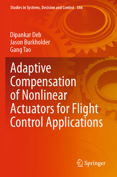 Couverture de l’ouvrage Adaptive Compensation of Nonlinear Actuators for Flight Control Applications