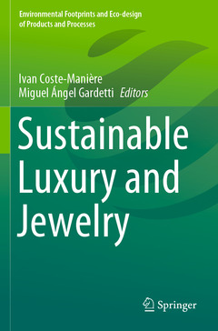 Couverture de l’ouvrage Sustainable Luxury and Jewelry