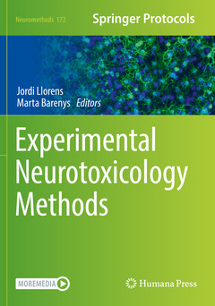 Couverture de l’ouvrage Experimental Neurotoxicology Methods