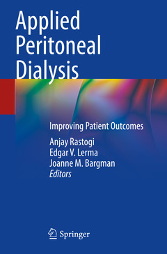 Couverture de l’ouvrage Applied Peritoneal Dialysis