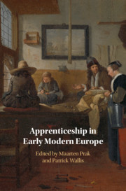 Couverture de l’ouvrage Apprenticeship in Early Modern Europe