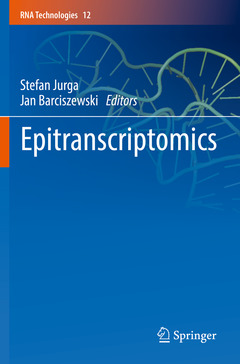 Couverture de l’ouvrage Epitranscriptomics