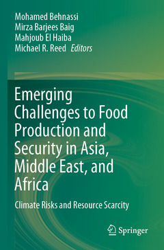 Couverture de l’ouvrage Emerging Challenges to Food Production and Security in Asia, Middle East, and Africa