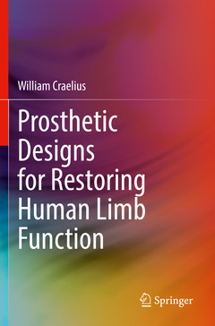 Couverture de l’ouvrage Prosthetic Designs for Restoring Human Limb Function