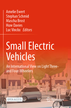 Couverture de l’ouvrage Small Electric Vehicles