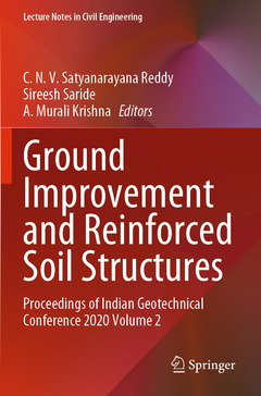 Couverture de l’ouvrage Ground Improvement and Reinforced Soil Structures
