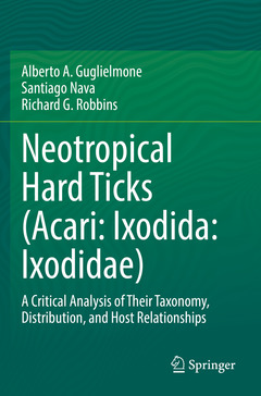 Couverture de l’ouvrage Neotropical Hard Ticks (Acari: Ixodida: Ixodidae)