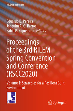 Couverture de l’ouvrage Proceedings of the 3rd RILEM Spring Convention and Conference (RSCC2020)