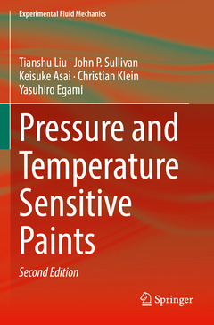 Couverture de l’ouvrage Pressure and Temperature Sensitive Paints