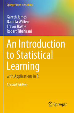 Couverture de l’ouvrage An Introduction to Statistical Learning