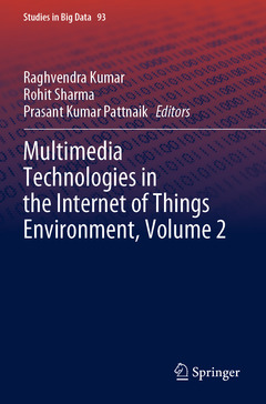 Couverture de l’ouvrage Multimedia Technologies in the Internet of Things Environment, Volume 2