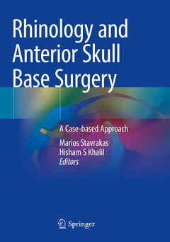 Couverture de l’ouvrage Rhinology and Anterior Skull Base Surgery
