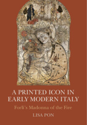 Couverture de l’ouvrage A Printed Icon in Early Modern Italy