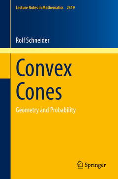 Couverture de l’ouvrage Convex Cones