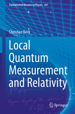 Couverture de l’ouvrage Local Quantum Measurement and Relativity