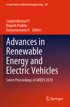 Couverture de l’ouvrage Advances in Renewable Energy and Electric Vehicles