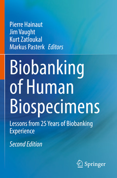 Couverture de l’ouvrage Biobanking of Human Biospecimens