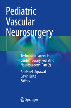 Cover of the book Pediatric Vascular Neurosurgery