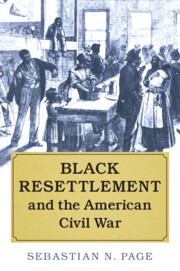 Couverture de l’ouvrage Black Resettlement and the American Civil War