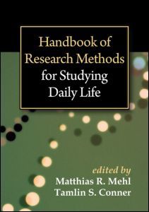 Couverture de l’ouvrage Handbook of Research Methods for Studying Daily Life