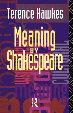 Cover of the book Meaning by Shakespeare