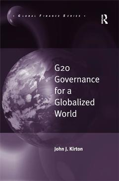 Couverture de l’ouvrage G20 Governance for a Globalized World