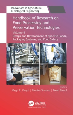 Couverture de l’ouvrage Handbook of Research on Food Processing and Preservation Technologies