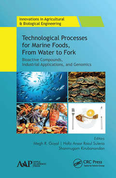 Couverture de l’ouvrage Technological Processes for Marine Foods, From Water to Fork