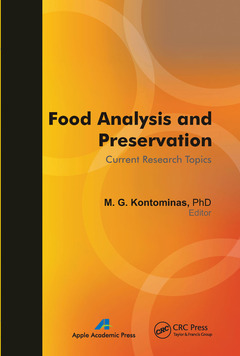 Couverture de l’ouvrage Food Analysis and Preservation