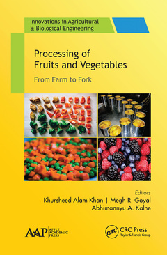 Couverture de l’ouvrage Processing of Fruits and Vegetables