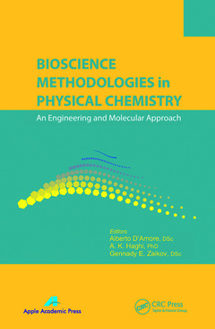 Couverture de l’ouvrage Bioscience Methodologies in Physical Chemistry