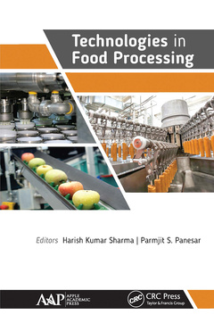 Couverture de l’ouvrage Technologies in Food Processing