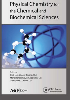 Couverture de l’ouvrage Physical Chemistry for the Chemical and Biochemical Sciences