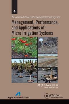 Cover of the book Management, Performance, and Applications of Micro Irrigation Systems