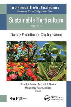 Couverture de l’ouvrage Sustainable Horticulture, Volume 1
