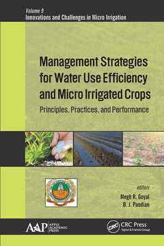 Couverture de l’ouvrage Management Strategies for Water Use Efficiency and Micro Irrigated Crops