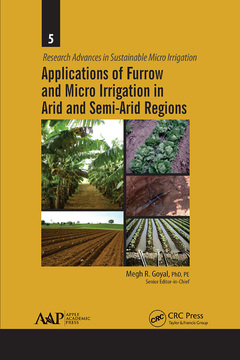 Couverture de l’ouvrage Applications of Furrow and Micro Irrigation in Arid and Semi-Arid Regions