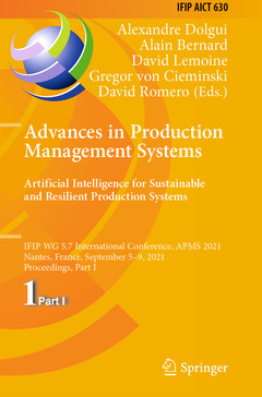 Cover of the book Advances in Production Management Systems. Artificial Intelligence for Sustainable and Resilient Production Systems