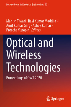 Couverture de l’ouvrage Optical and Wireless Technologies