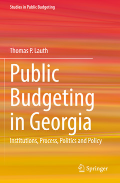 Couverture de l’ouvrage Public Budgeting in Georgia