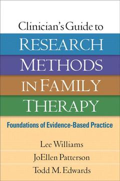 Couverture de l’ouvrage Clinician's Guide to Research Methods in Family Therapy