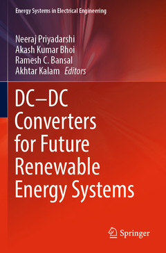 Couverture de l’ouvrage DC—DC Converters for Future Renewable Energy Systems