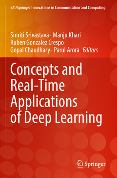 Couverture de l’ouvrage Concepts and Real-Time Applications of Deep Learning